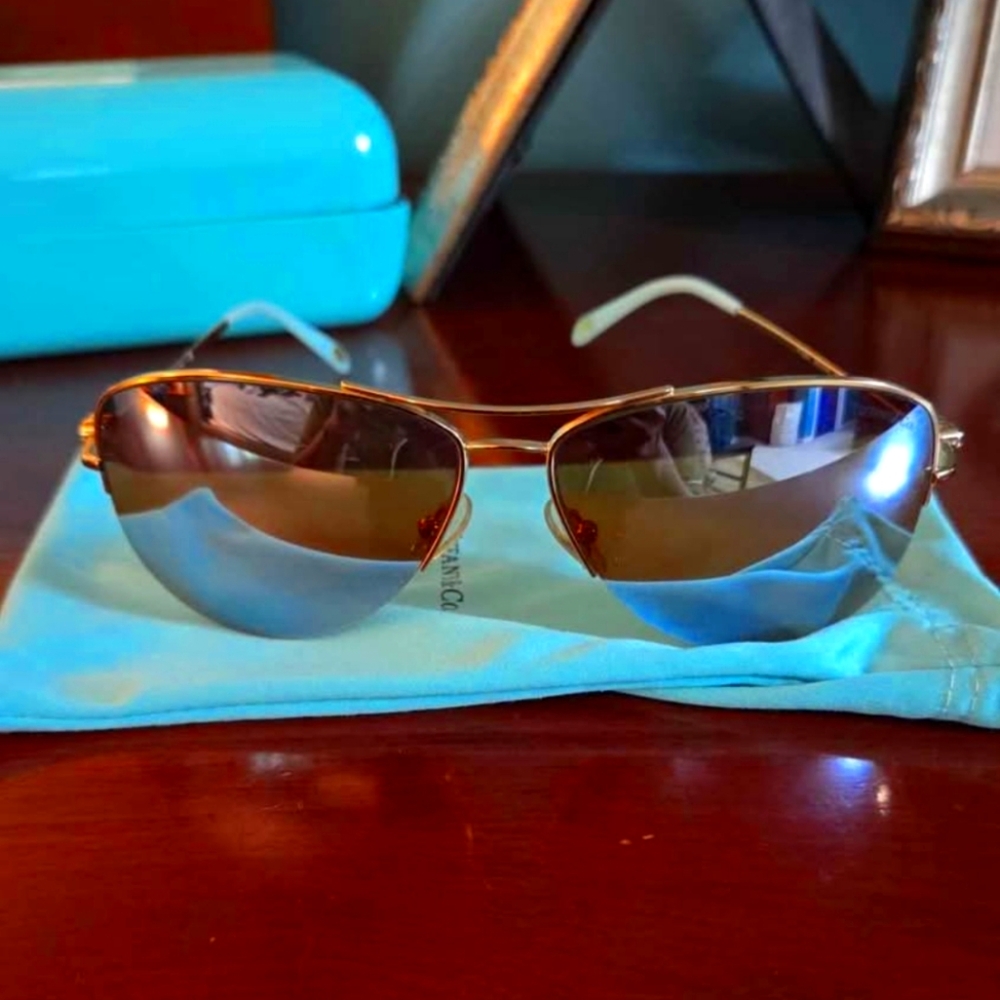 Tiffany & Co. Gold Frame Glasses